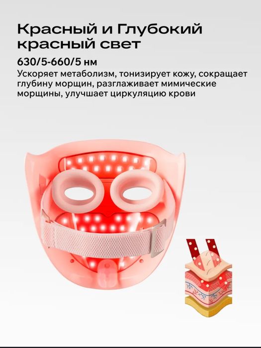Yuz uchun LED MASKA