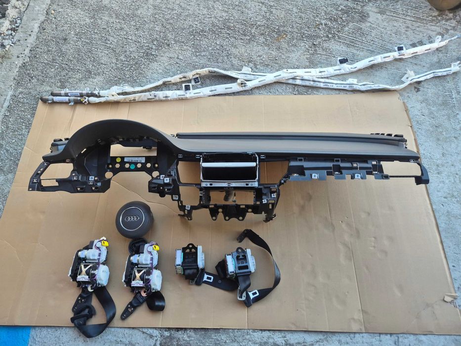 Kit airbag Audi A8 4H 2015 HUD piele culoare MarmorGrau