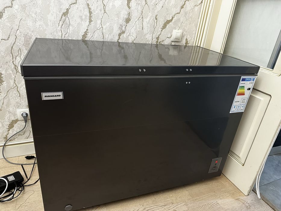 Морозильник  350 л серый