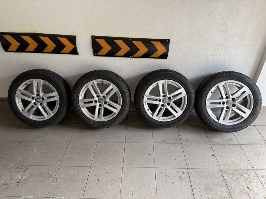 Оригинални Ауди джанти 17 с гуми Goodyear