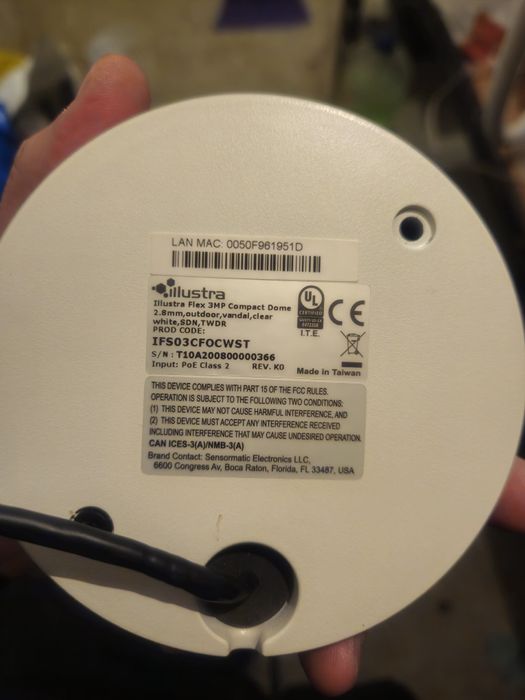 Camera profesionala supraveghere Illustra Flex 3MP Compact Mini-Dome