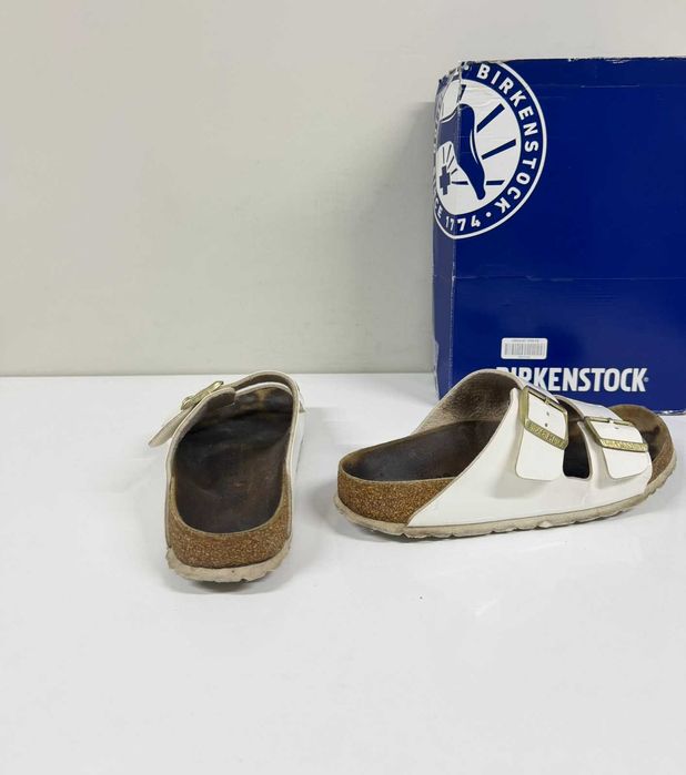 Birkenstock Arizona Patent White
