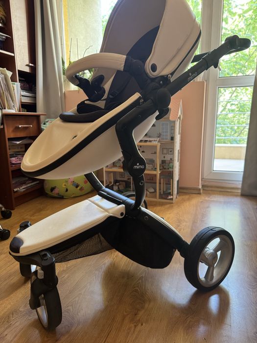 Бебешка ком. количка Mima Xari, Snow White Black