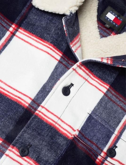 Tommy Hilfiger Tommy Jeans Sherpa Overshirt ОРИГИНАЛНО мъжко яке - L