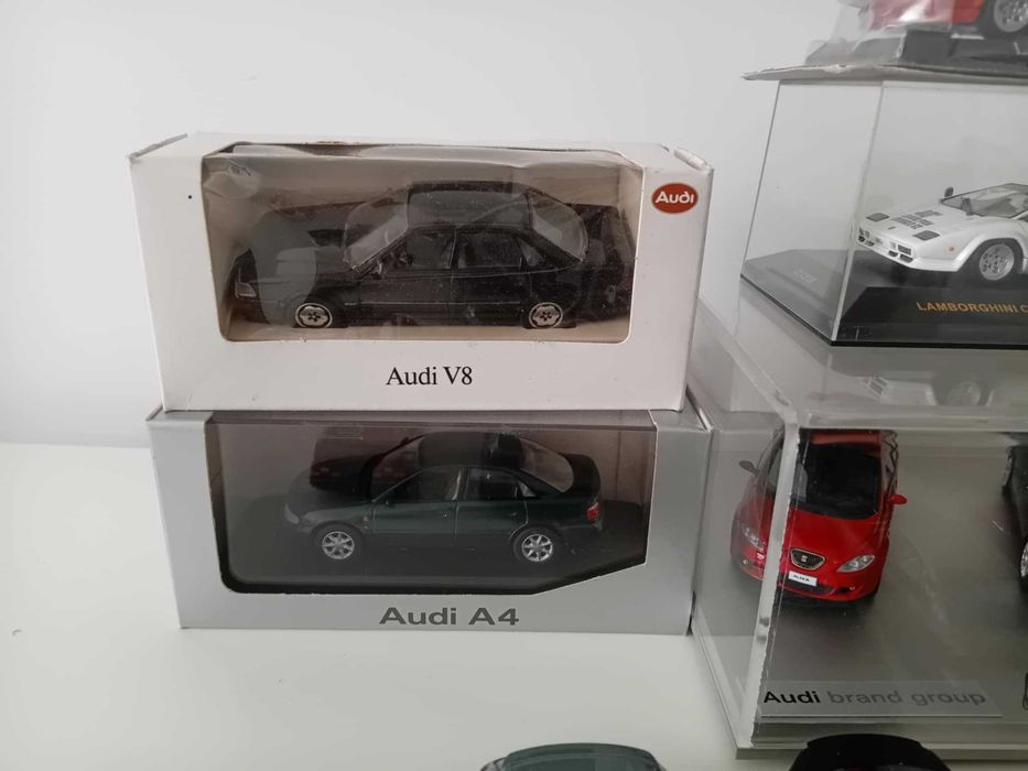 Audi Quattro, A4, V8 1:43 Schabak, Looksmart, Minichamps, Lambo