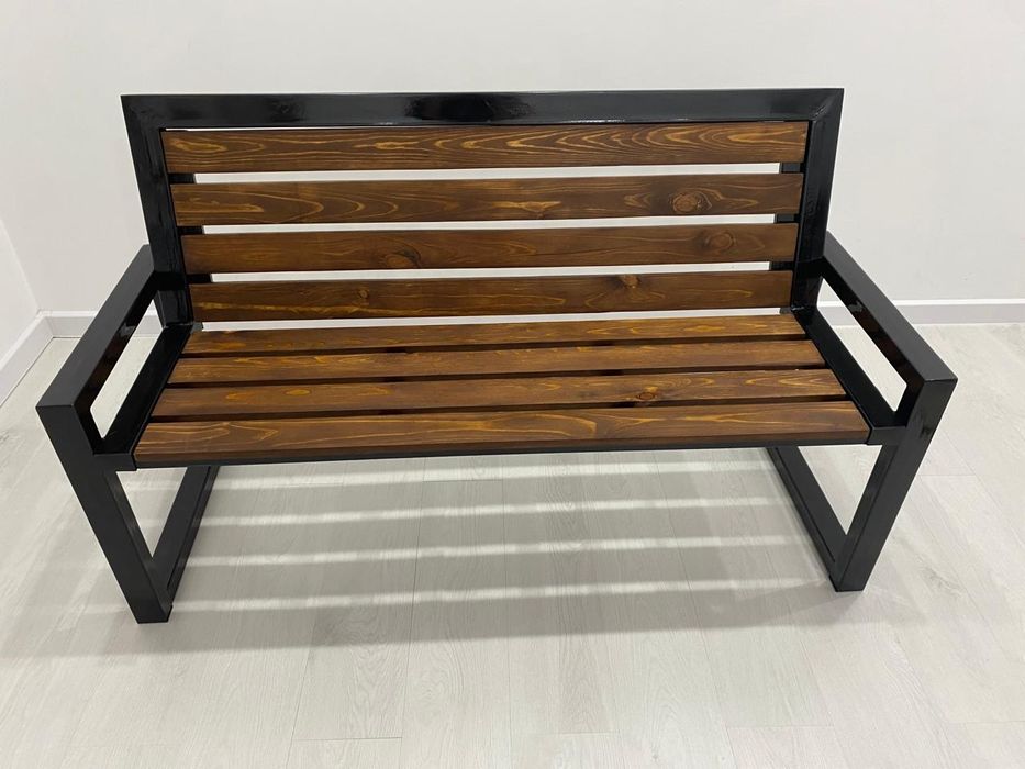 Скамейка в стиле лофт