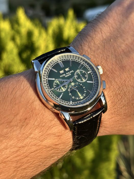 patek philippe perpetual calendar green dial