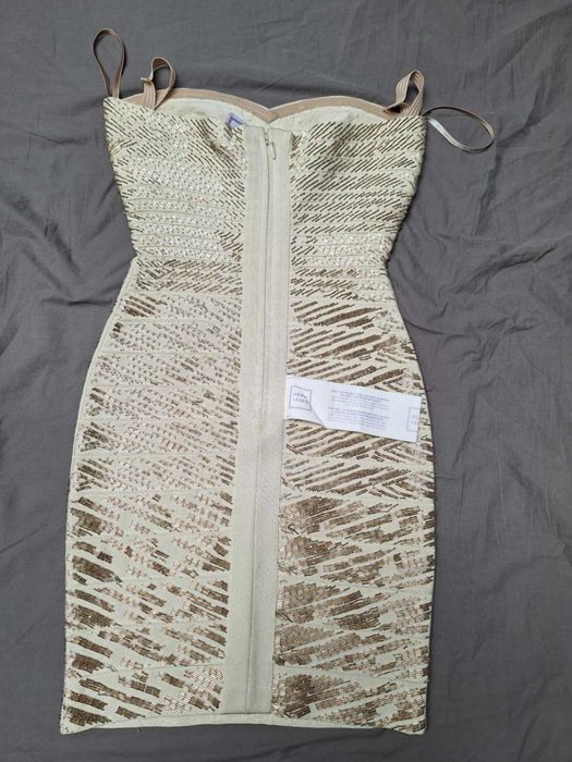 Къса дизайнерска рокля Herve Ledger Kerra