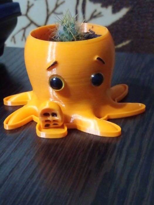 Эксклюзивные горшочки для кактуса,выполненные на 3Д принтере.