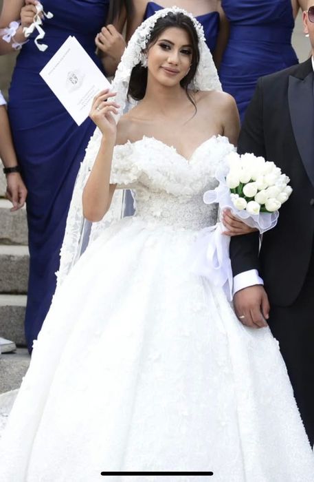 Булчинска рокля, без забележки, уникален модел!!!