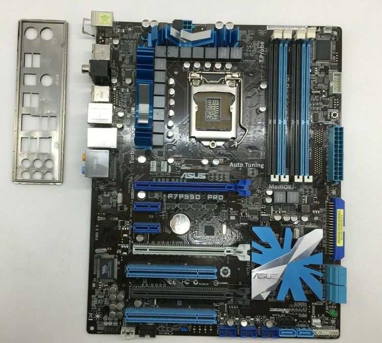 Дънна платка ASUS P7P55D PRO, процесор Intel Core i7-870, 32GB DDR3