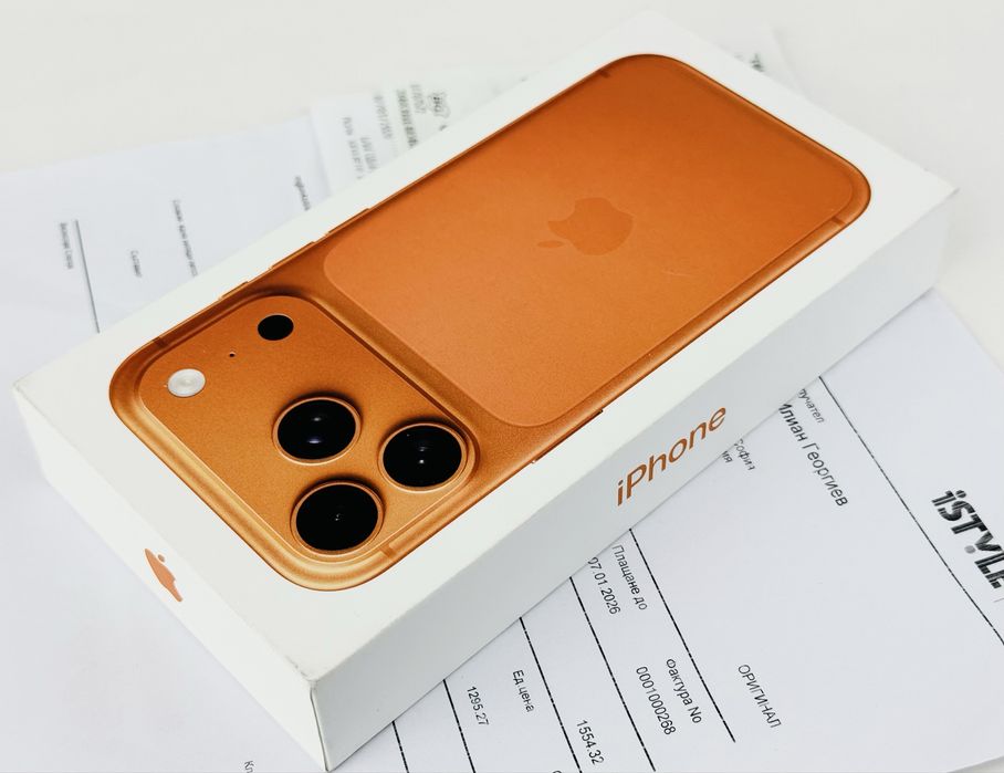 НОВ! Apple iPhone 17 Pro 512GB Cosmic Orange 2г. Гарания!