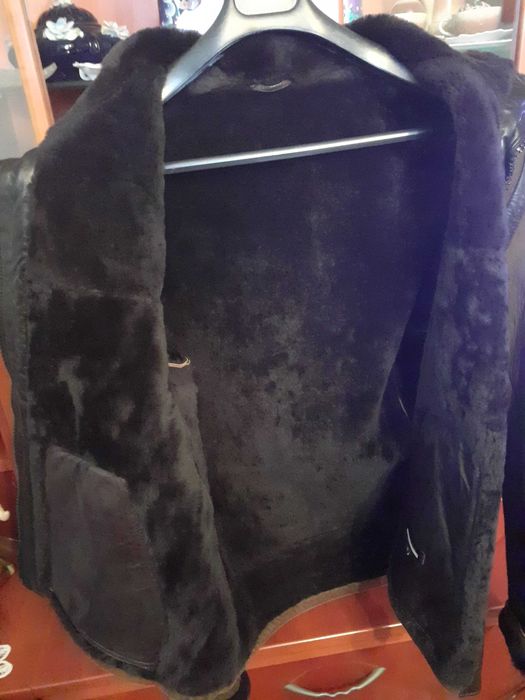 Geaca din piele imblanita barbati