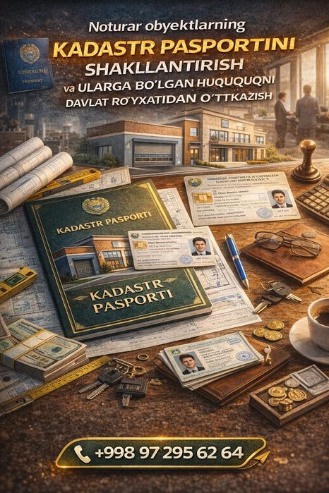 Ахолини руйхатга олишга Ариза топширамиз