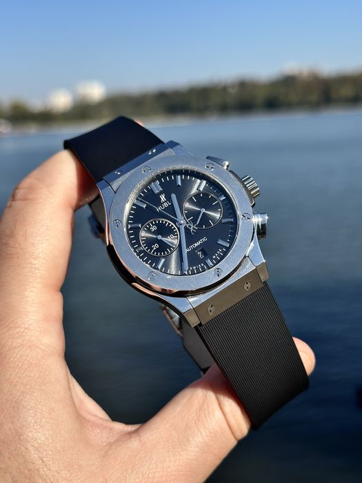 hb classic fusion black dial 45,mm