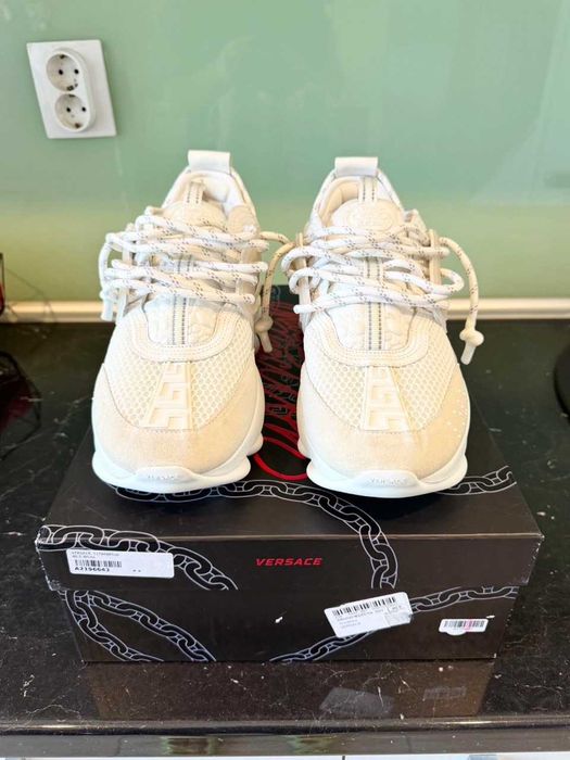 Versace Chain Reaction White Albi, Toate Marimile