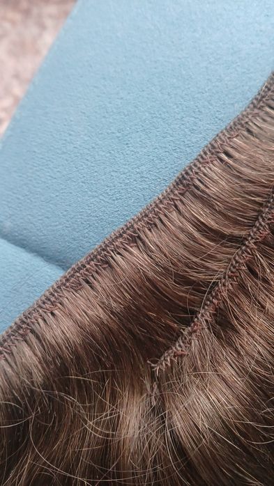 Волосы натуральные на трессе