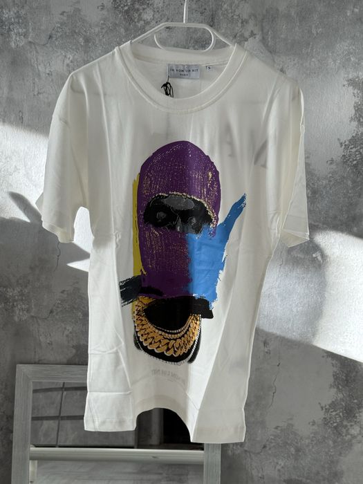 Tricou Ih Nom Uh Nit Amiri Off white bape