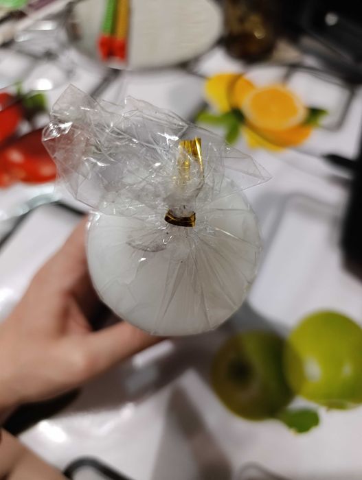 Свеча  новая 60х160 вкус кокоса /Coconut flavor candle 60x160