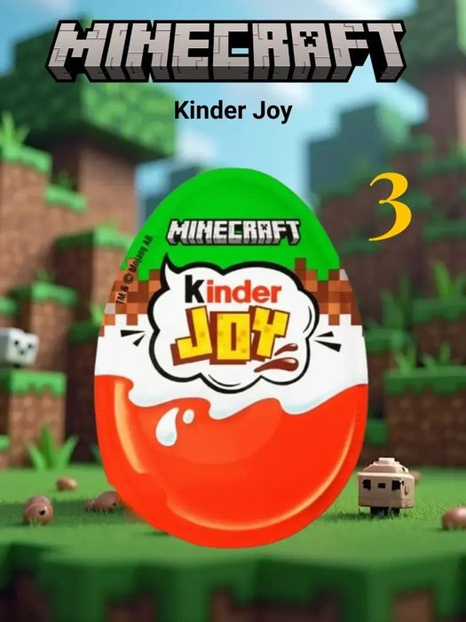Продам киндер джой minecraft
