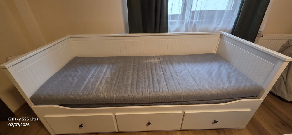 Pat de zi IKEA HEMNES cu 3 sertare