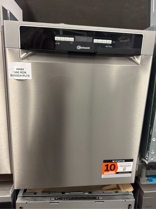 Mașină de spălat vase semiincorporabila Bauknecht BUO3O41PLT X