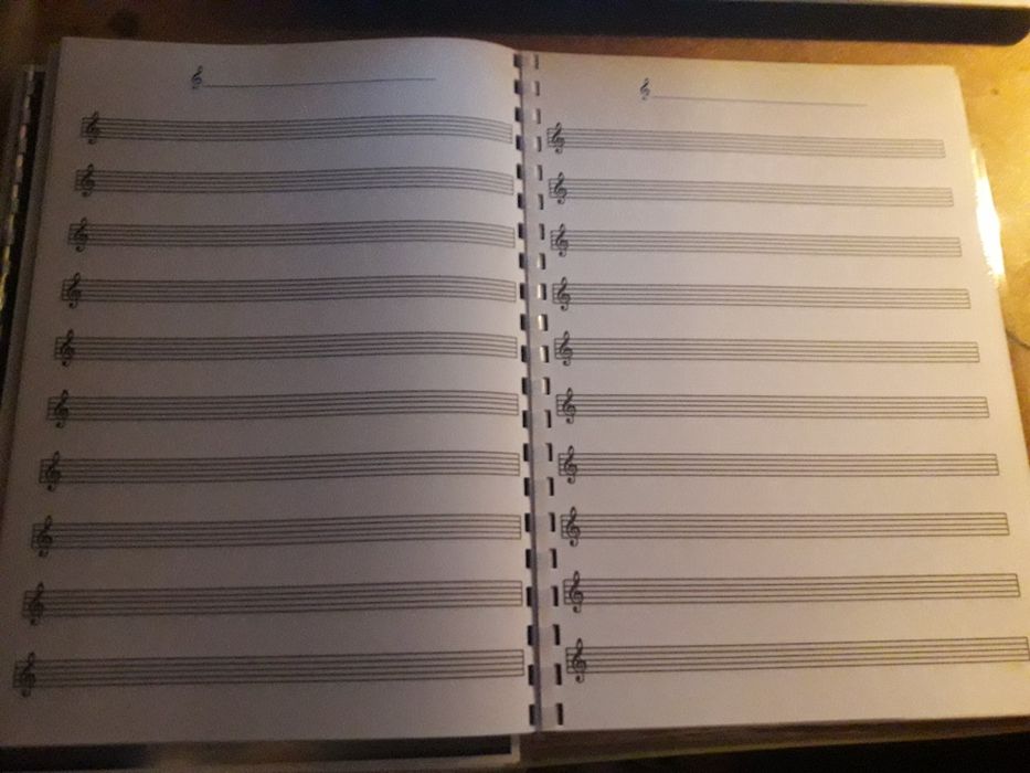 нотная тетрадь именная