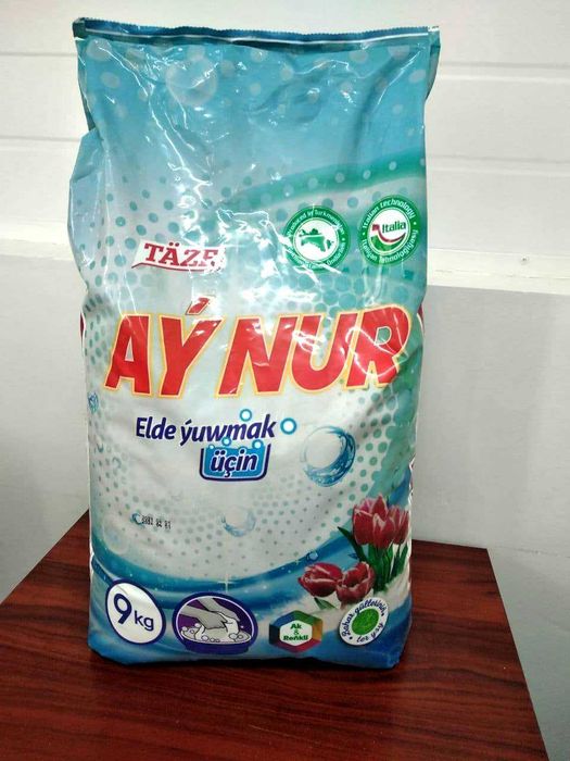 продается стиральный порошок 3кг, 9кг, ручн., AY NUR