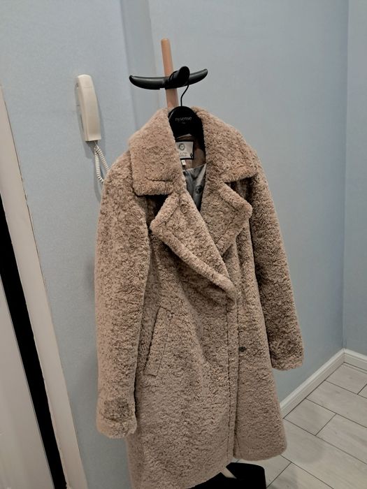 Зимняя экошуба,  тедди