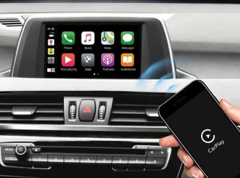 Безжичен Apple CarPlay / Android Auto за BMW E84 F20 F30 F10 E90 2008-2012 CIC система