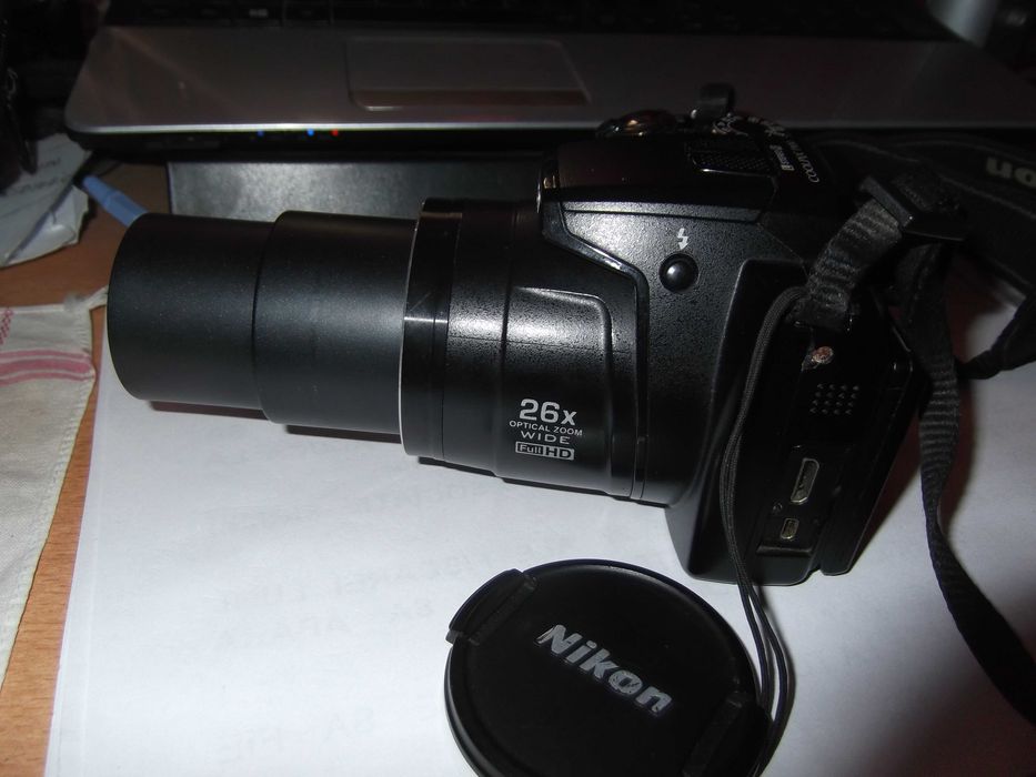 aparat foto Nikon coolpix P100 si accesorii foto