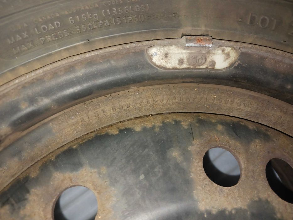 метални джанти 5х114,3 6,5х16 ЕТ51 Центр.отвор 67,1