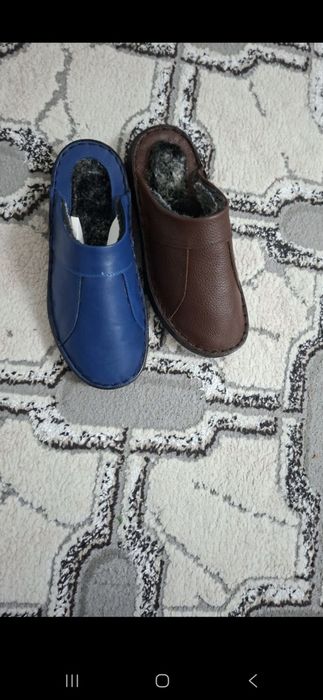 Qishki oyoq kiyim 100% teri .