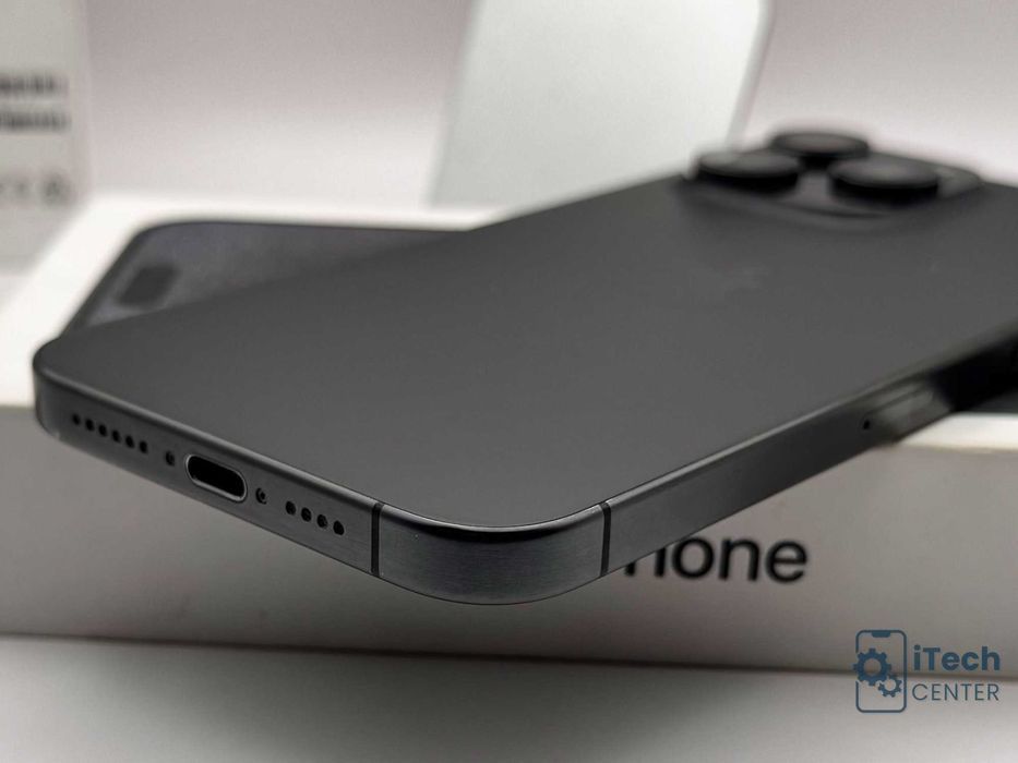 iPhone 15 Pro MAX, 256GB, Black, 100% батерия, КАТО НОВ, ГАРАНЦИЯ!