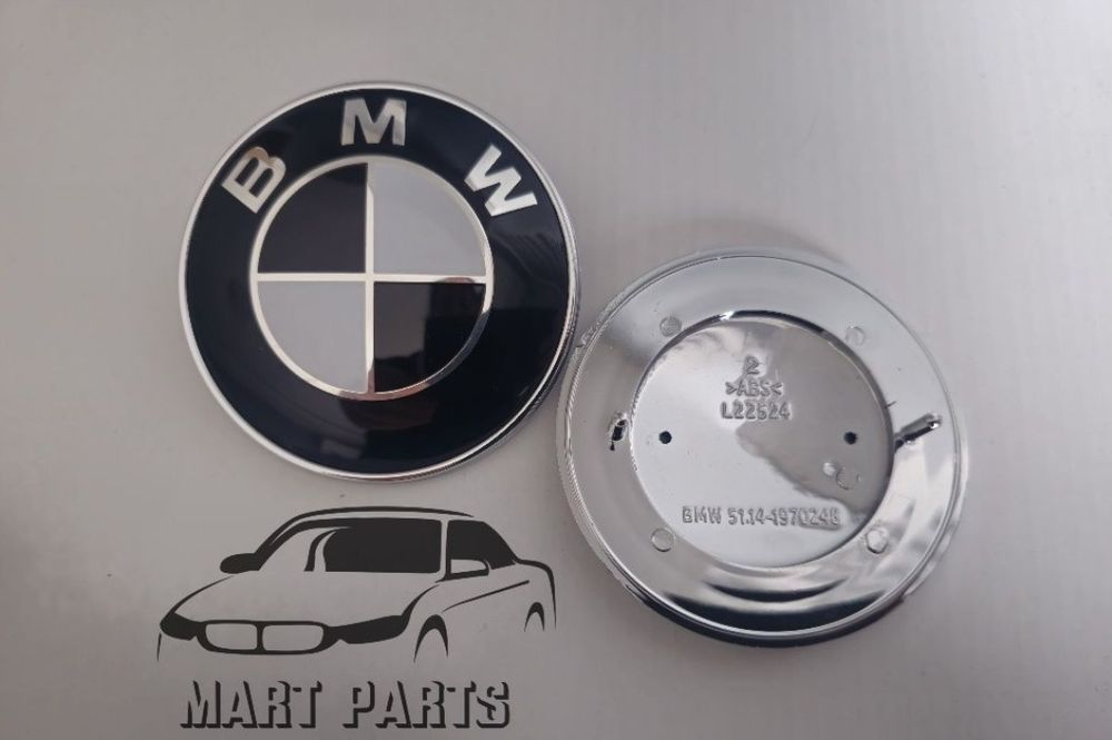 Алуминиева емблема за Бмв 78мм 82мм 74мм 68мм 45мм 11мм Емблема за Bmw