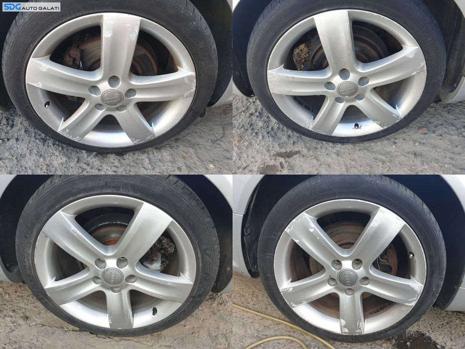 Set 4 Jante Roti Aliaj 235 40 18 R18 5x112 Anvelope Vara Bune Volkswagen Passat B5.5 2001 - 2005 Cod 8E0071498