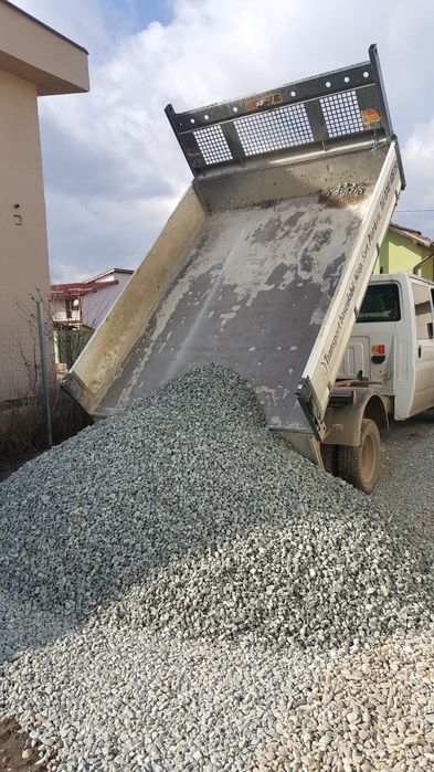 Piatra concasata, piatra CFR, piatra sparta, nisip, sorturi, pamant