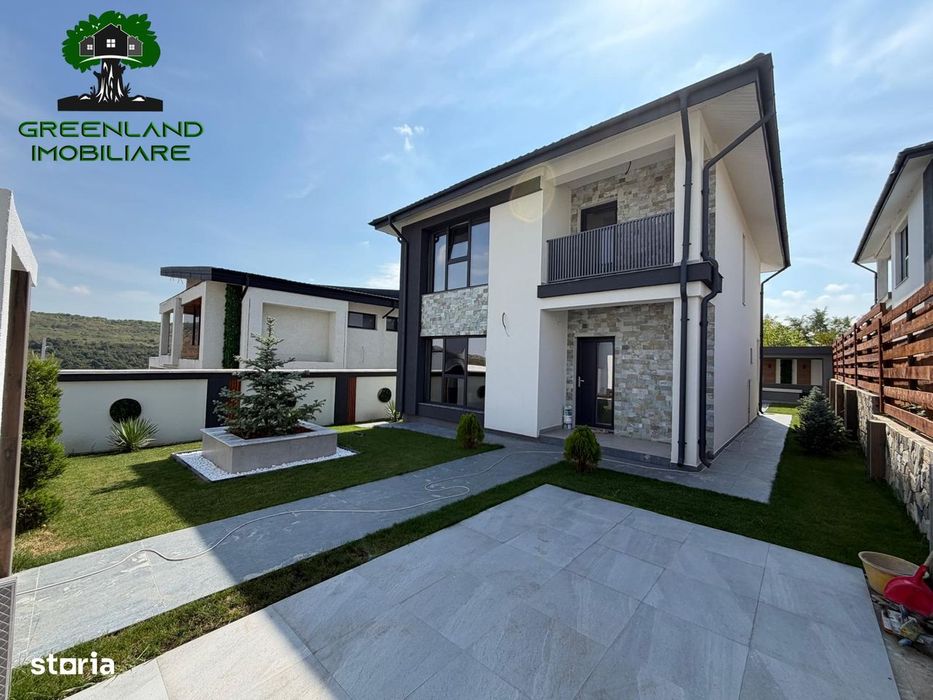 Vila moderna, complet mobilata, 4 camere, 2 bai, 140 mp, Rediu