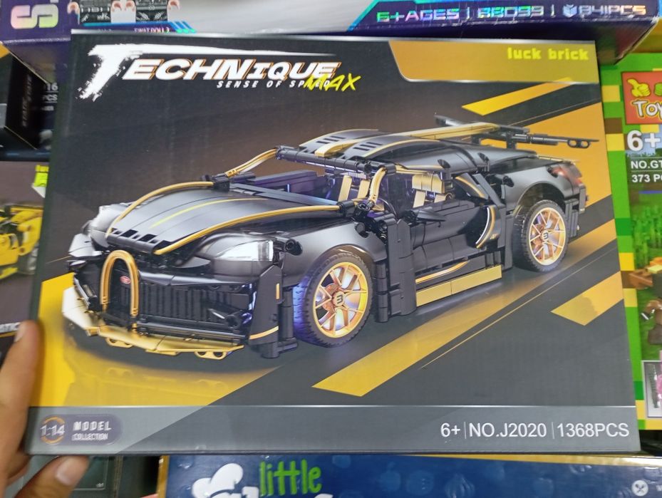 Конструктор лего машина Bugatti Style Technique 1368 деталей / Yangi