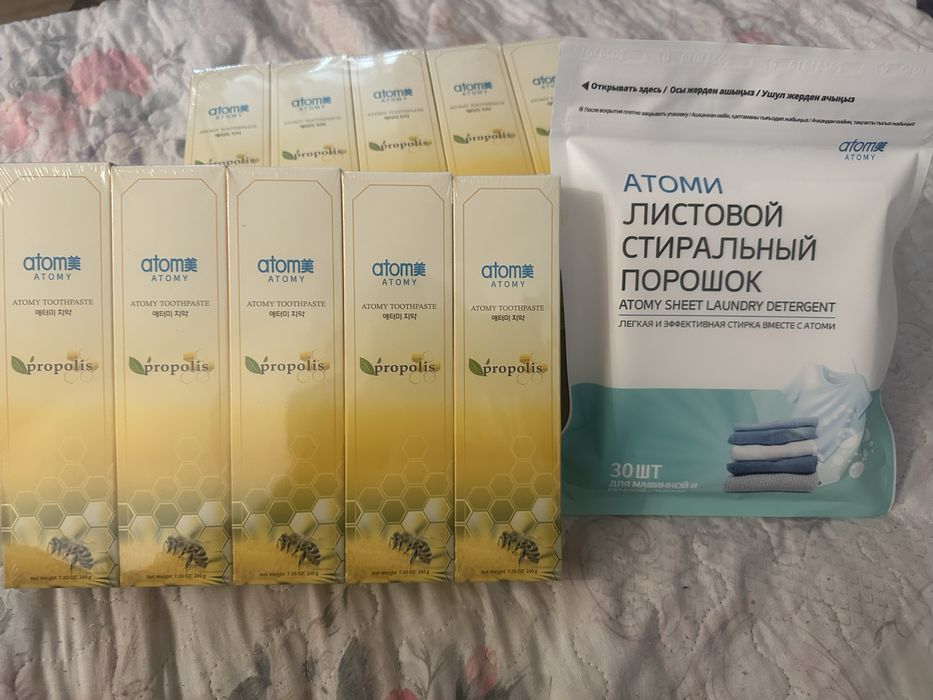 Зубная паста Атоми с прополисом!