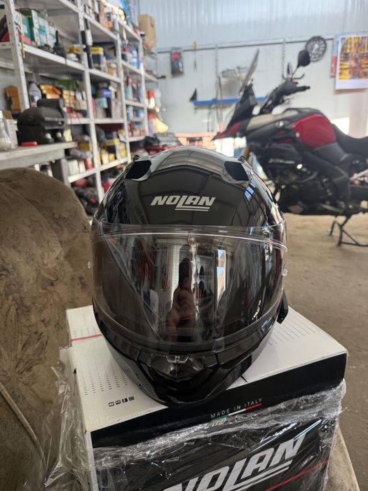 Каска Nolan N60-6 Classico 301 Black Glossy + Pinlock