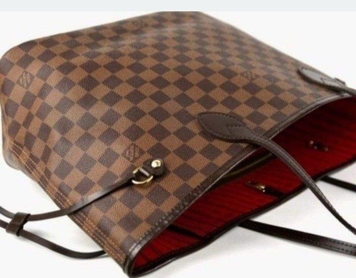 Geanta damă Louis Vuitton Neverfull,piele naturala,card,certificat,sac