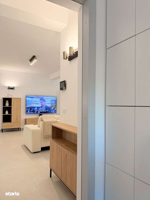 Penthouse de lux 160 mp mobilat de închiriat bloc nou Ipotești,Suceava
