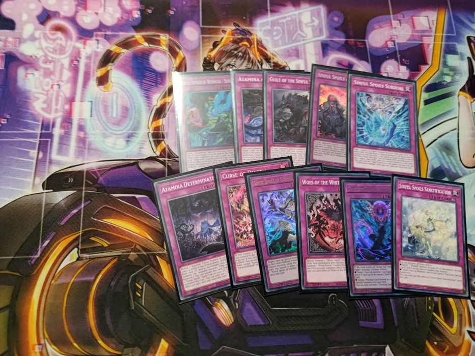 Yu-Gi-Oh azamina, snake eye,diabell, white forest deck