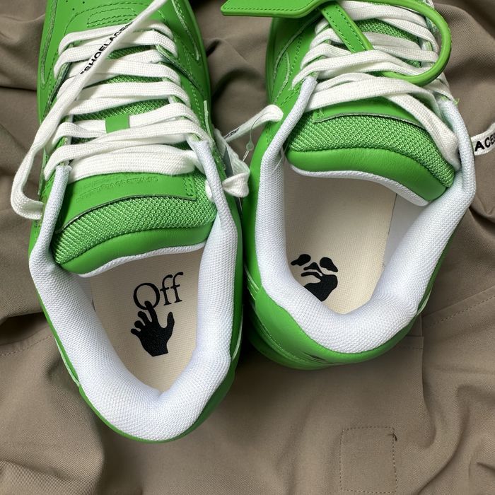 Pantofi Sport Off-White Out Of Office Verde-Alb
