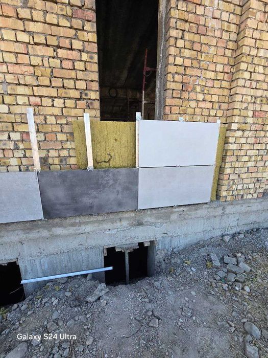 Вентилируемый фасад сухой монтаж алюкабонд тункабонд ламинам травертин