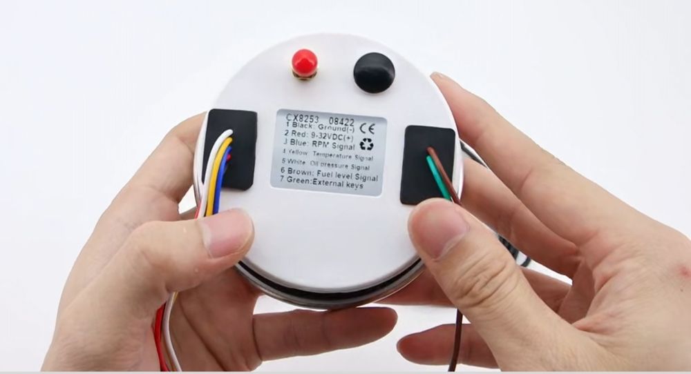 Ceas indicator vitezometru bord turometru moto, cross, atv, barca