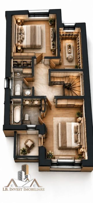 Duplex despartit prin camera tehnica-Giarmata Vii-finisaje la alegere