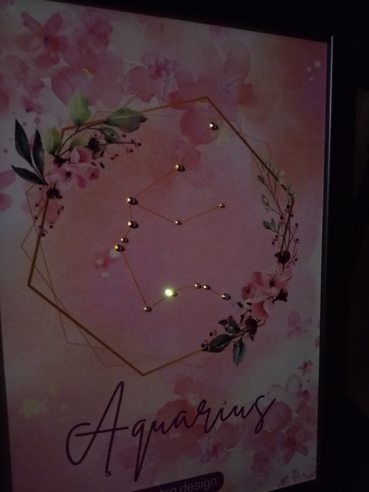 Арт съзвездие със зодиакален знак