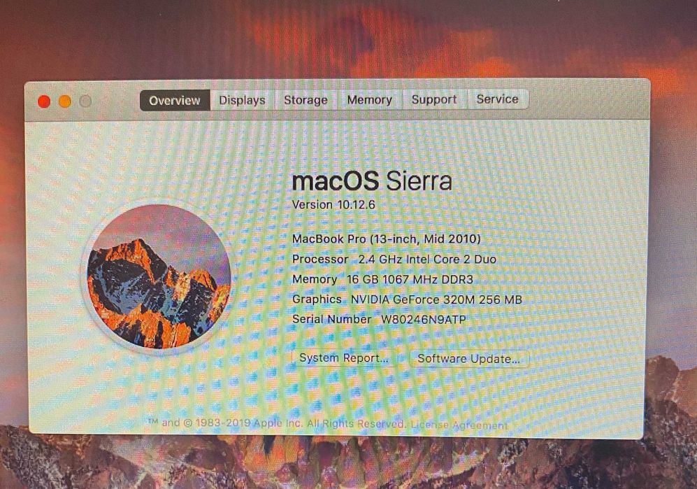 Apple MacBook Pro 13 inch mid-2010 (за части)